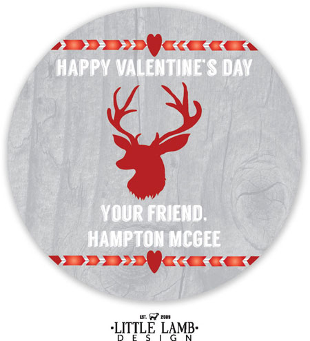 Little Lamb - Valentine's Day Gift Stickers (Deer) Little Lamb - Valentine's Day Gift Stickers (Deer)